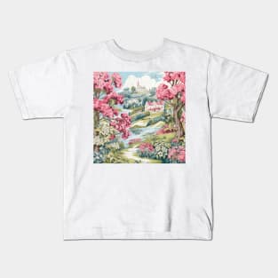 Chinoiserie and botanicals II Kids T-Shirt